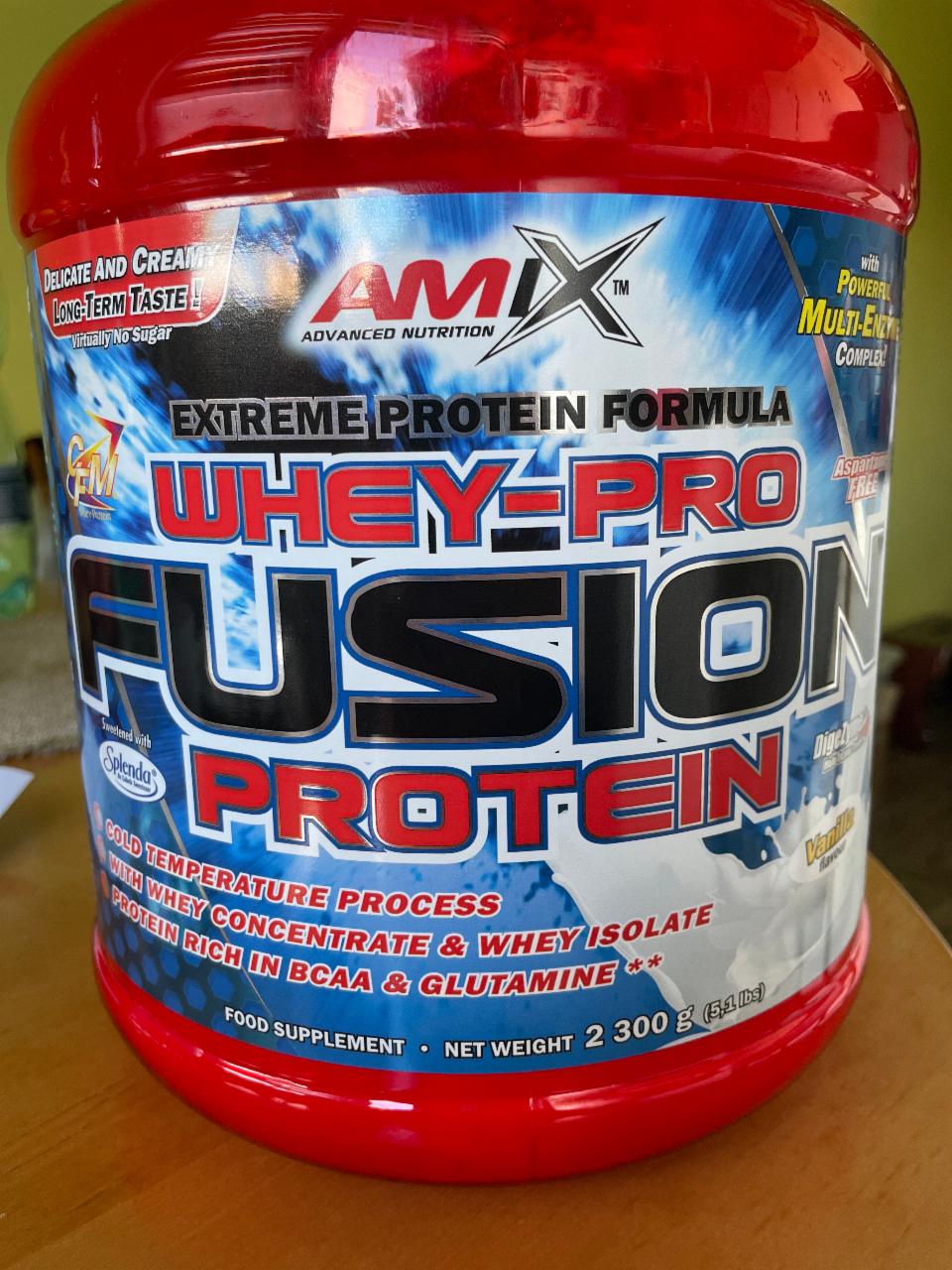 Fotografie - WheyPro Fusion Protein Vanilla Amix Nutrition
