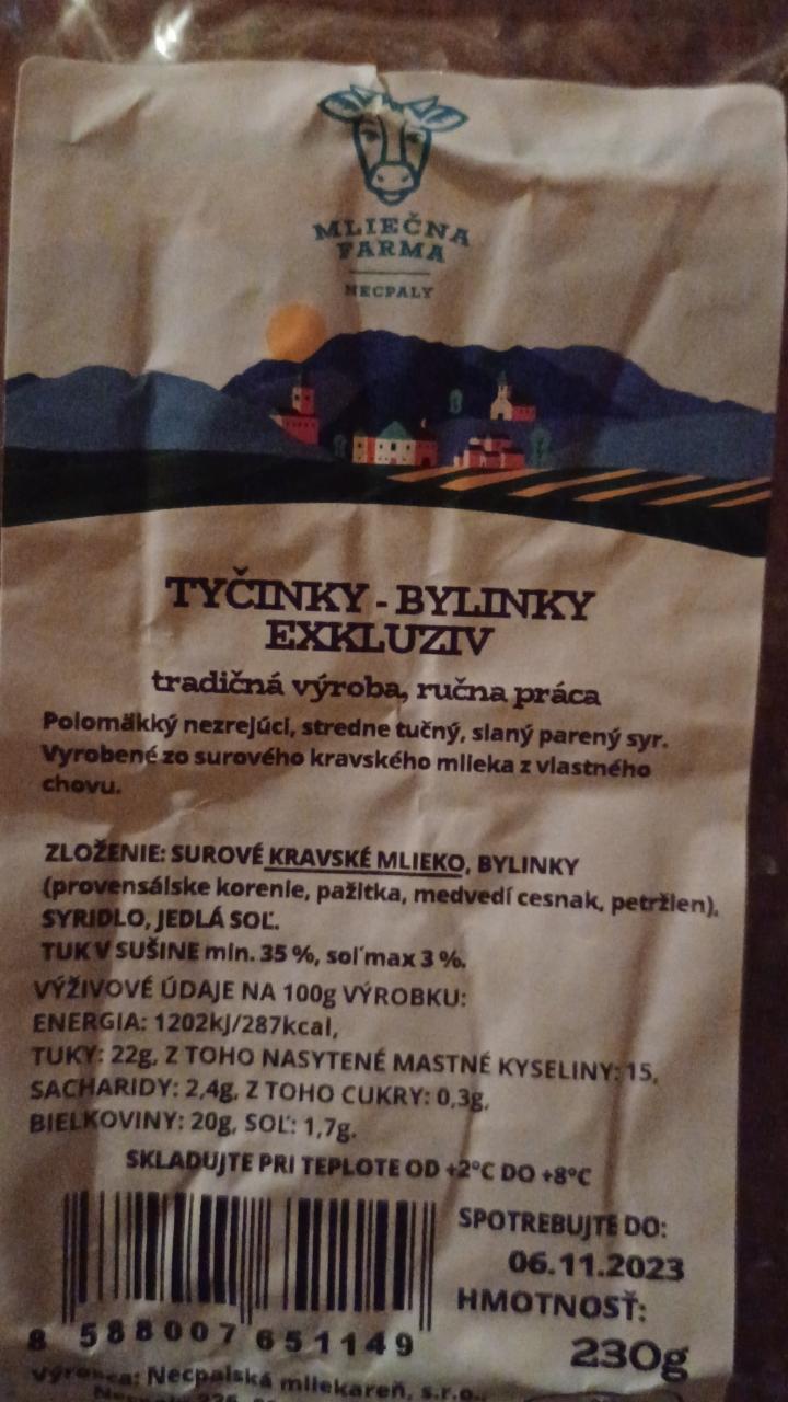 Fotografie - Tyčinky- Bylinky Exkluziv Mliečna Farma