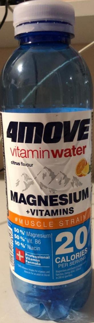 Fotografie - vitamin water Magnesium citrus 4move