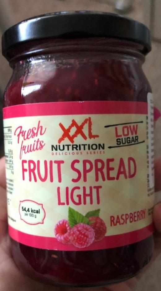 Fotografie - Fruit spread light Raspberry XXL nutrition