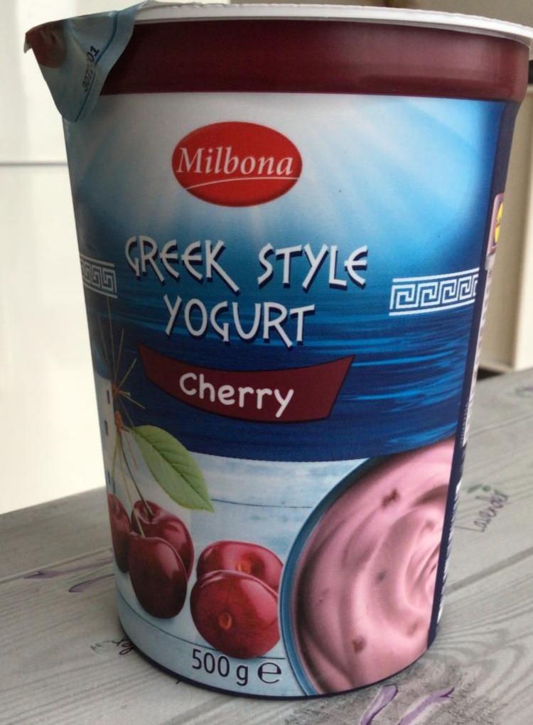 Fotografie - Greek Style Yogurt Cherry Milbona