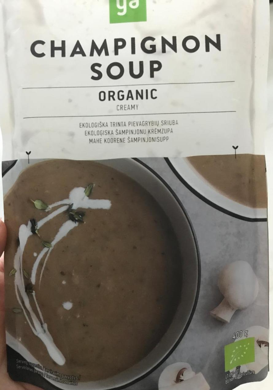 Fotografie - Champignon soup (žampionová polévka krémová) Auga