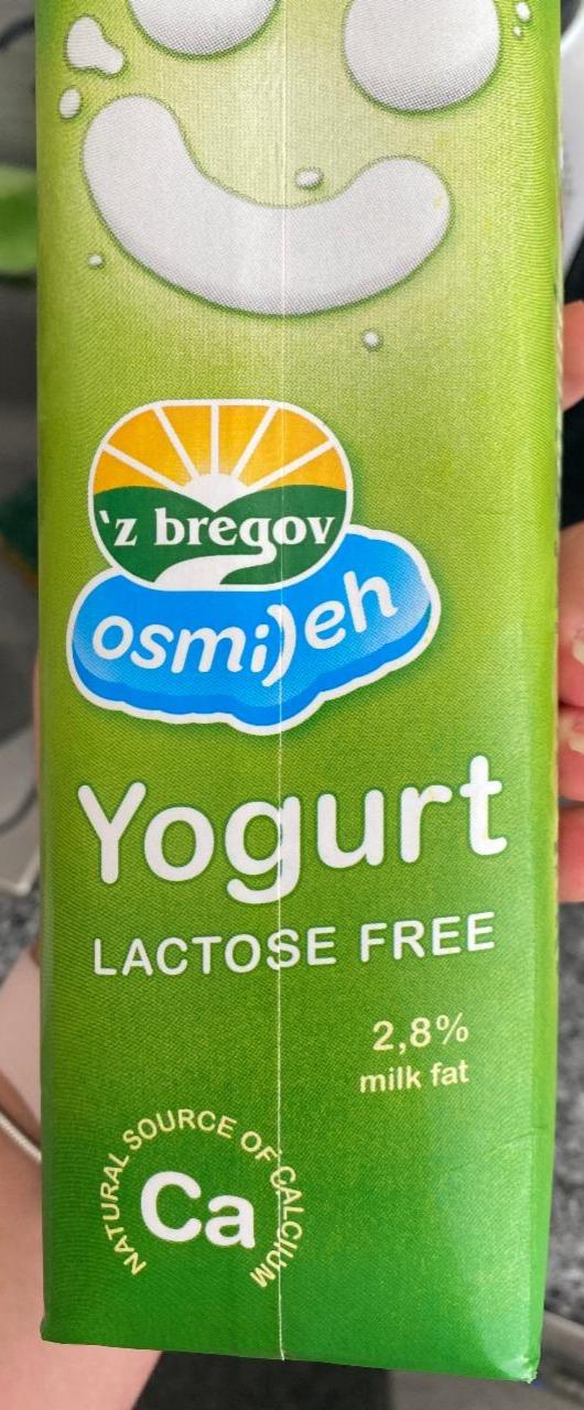 Fotografie - Yogurt lactose free 2,8% z bregov