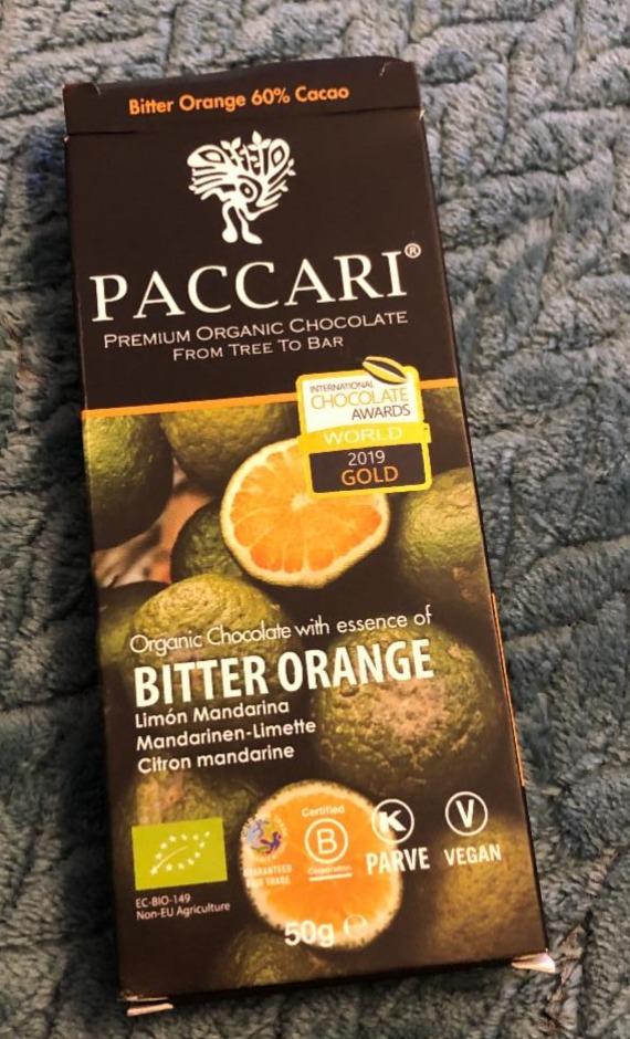 Fotografie - Organic Chocolate Bitter Orange Paccari