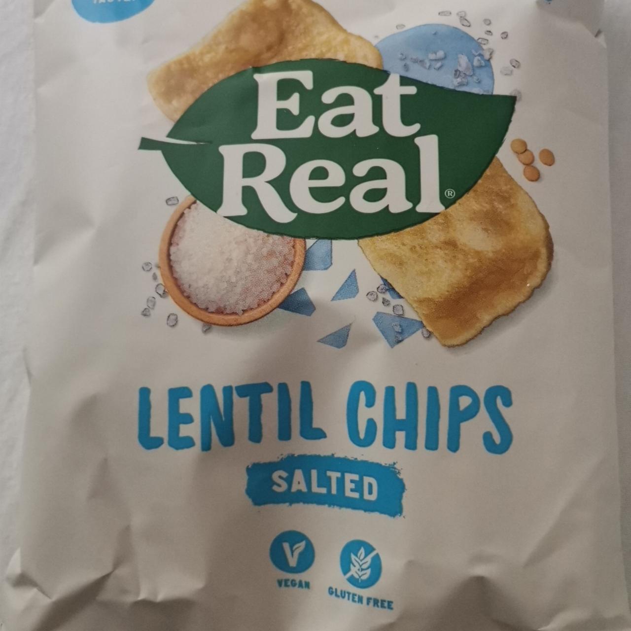 Fotografie - Lentil chips Salted Eat Real
