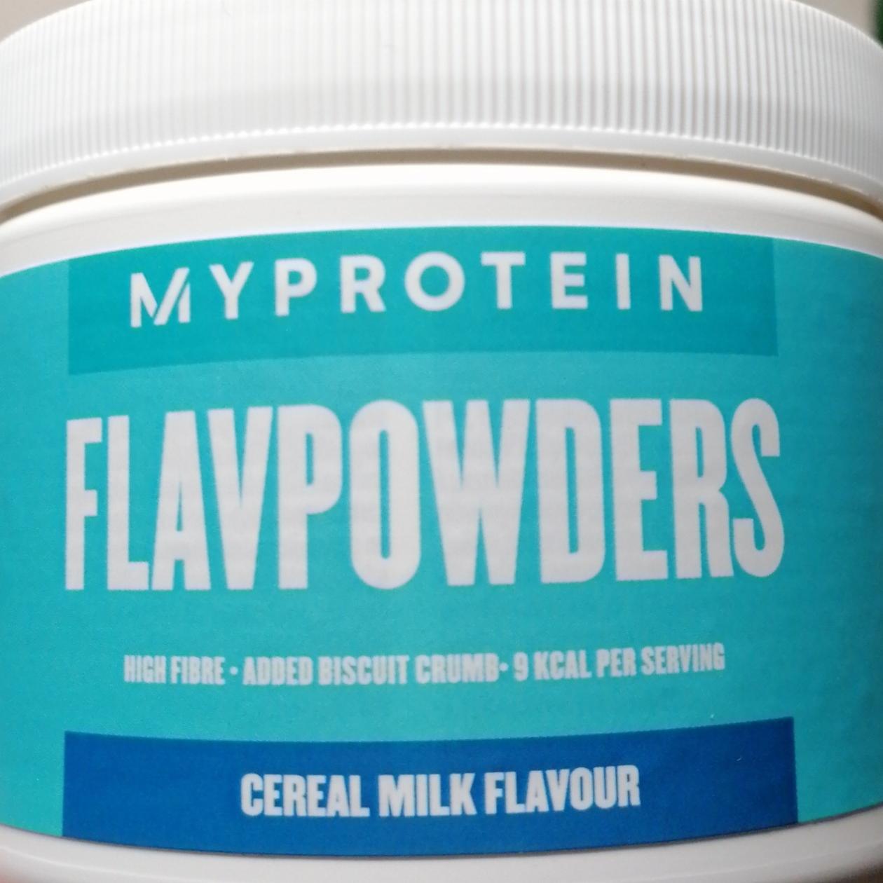 Fotografie - Flavpowders Cereal milk flavour Myprotein