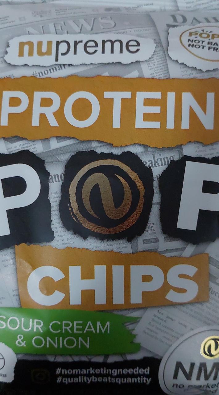 Fotografie - Protein POP Chips Sour cream & onion