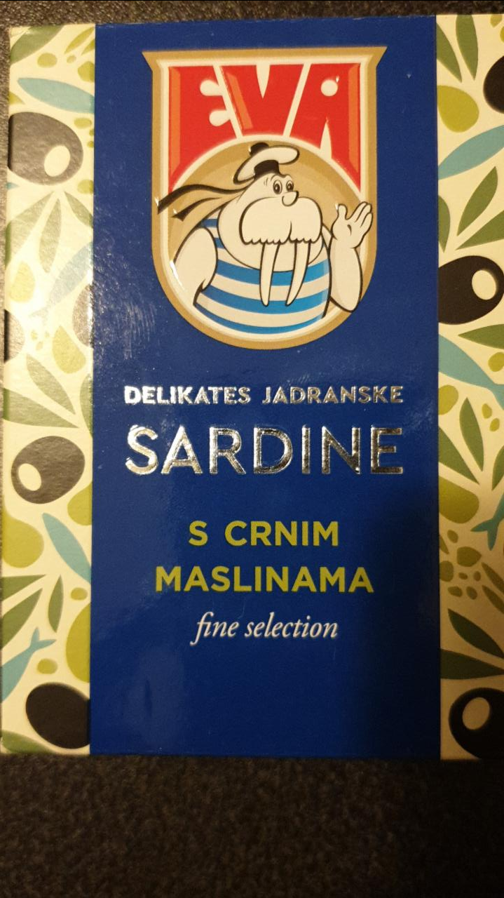 Fotografie - eva sardine s crnim maslinama