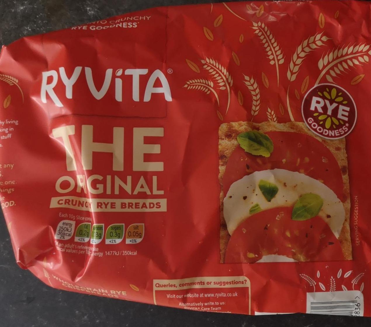 Fotografie - The Original Crunchy Rye Breads Ryvita