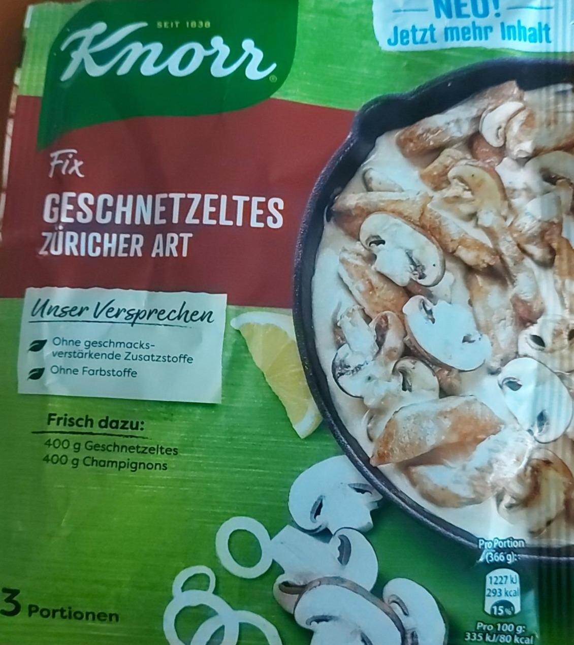 Fotografie - Fix Geschnetzeltes Knorr