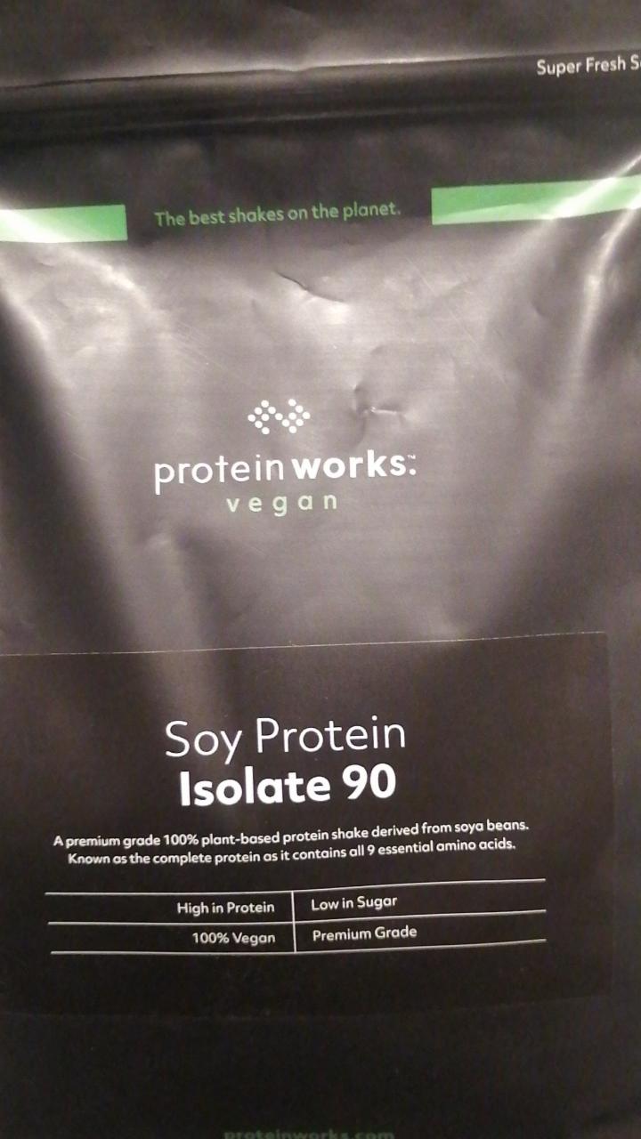 Fotografie - Soy Protein Isolate 90 Choc Peanut Cookie protein works vegan