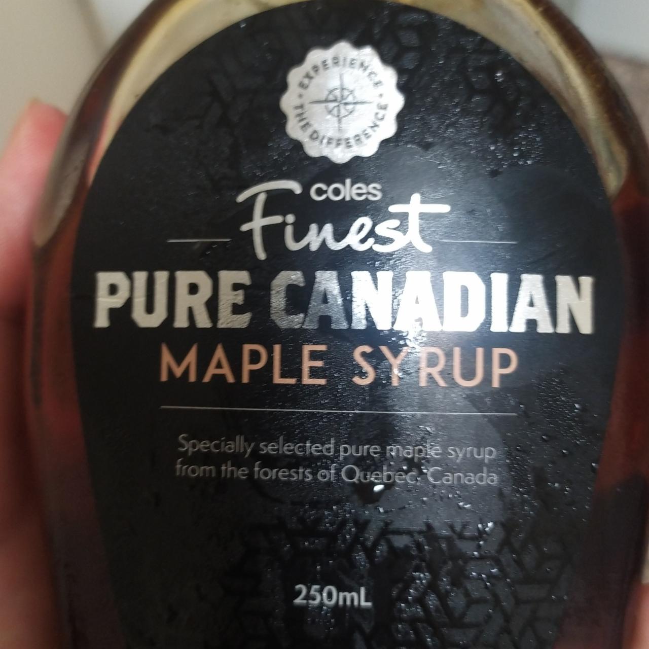 Fotografie - Pure Canadian Maple Syrup Coles finest