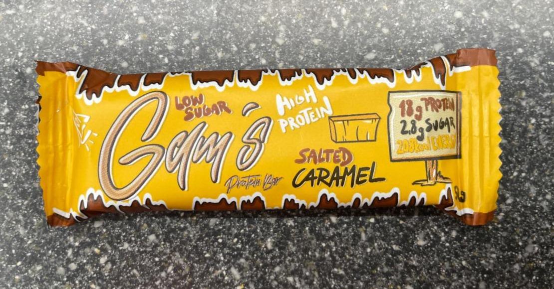 Fotografie - Protein bar Salted caramel Gam´s