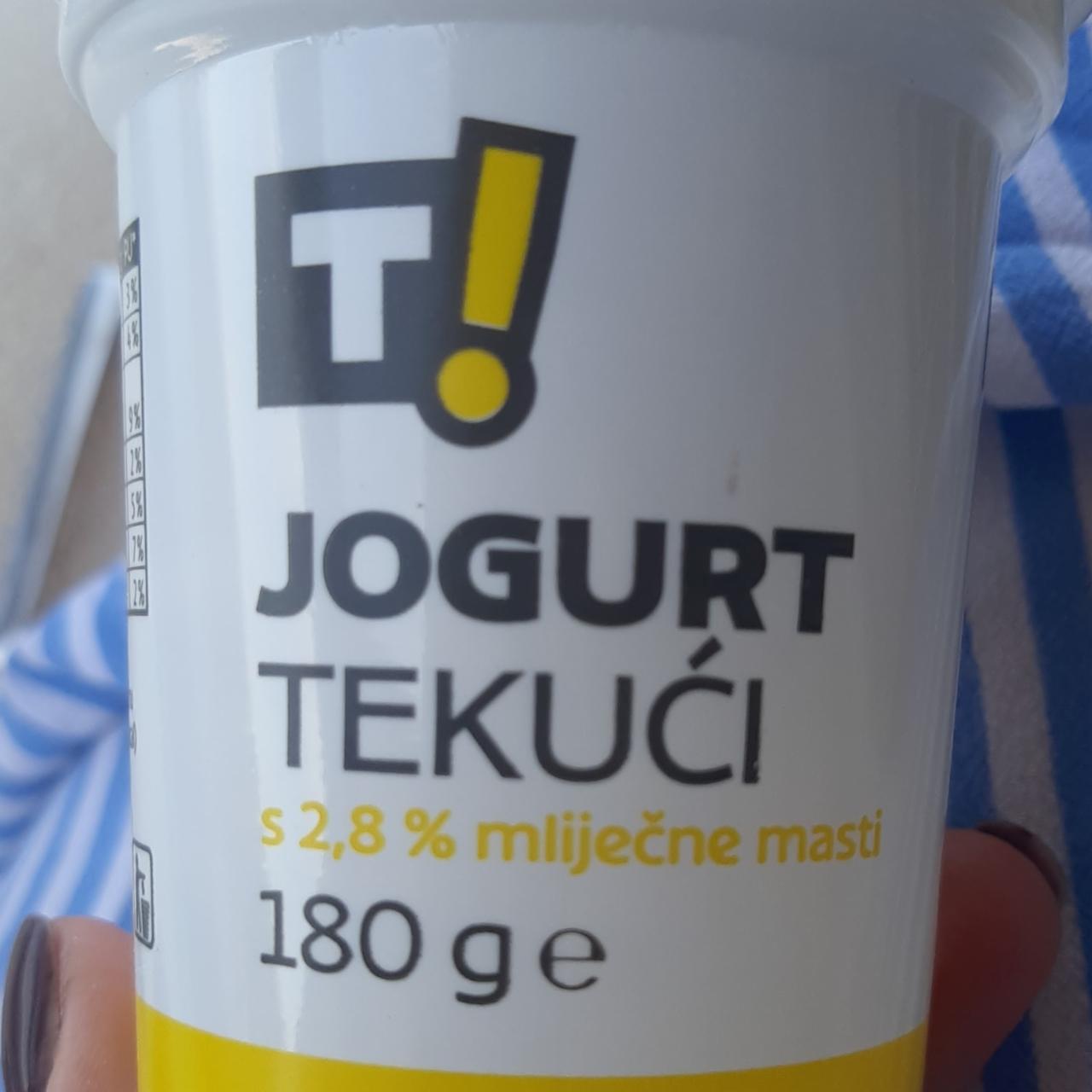 Fotografie - jogurt tekući T!