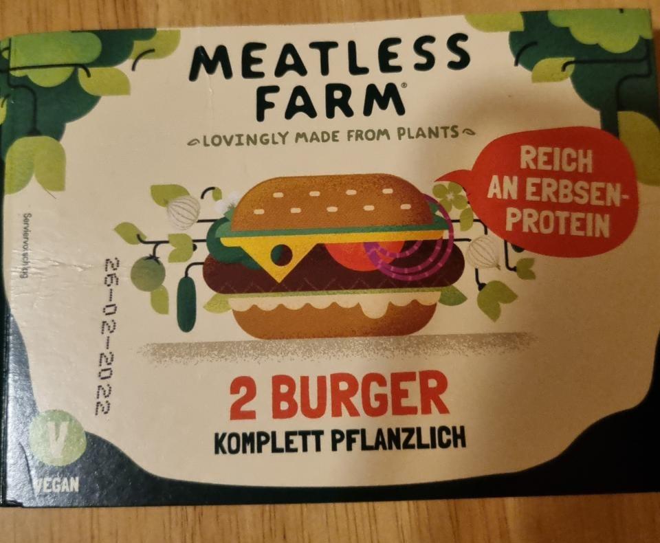 Fotografie - 2 Burger Meatless farm