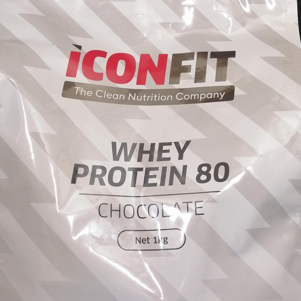 Fotografie - Whey Protein 80 Chocolate IconFit