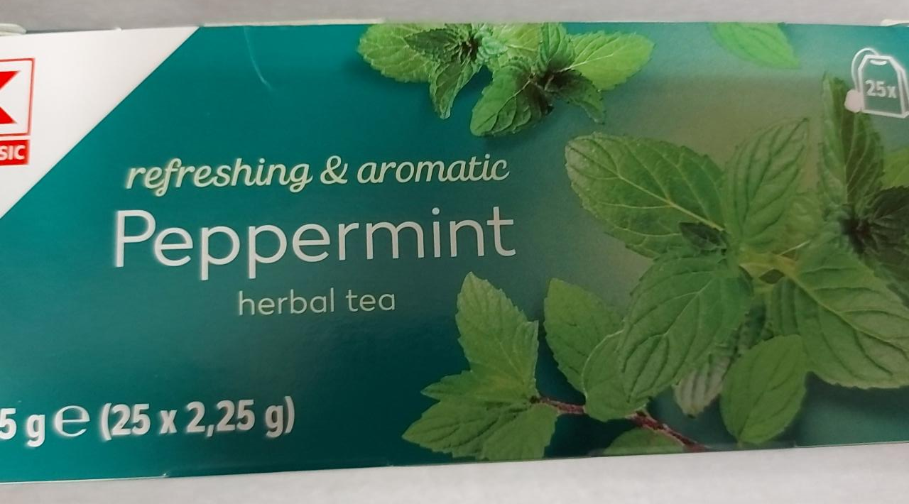 Fotografie - peppermint herbal tea K-Classic