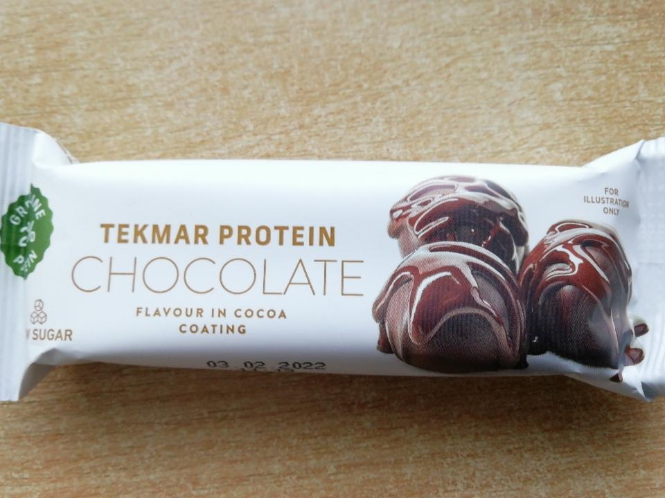 Fotografie - Tekmar protein chocolate flavour in cocoa coating
