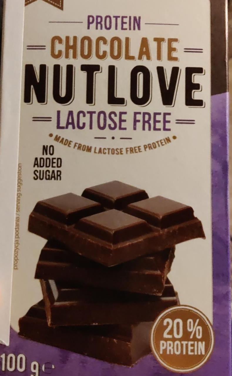 Fotografie - Protein Chocolate Nutlove Lactose Free AllNutrition