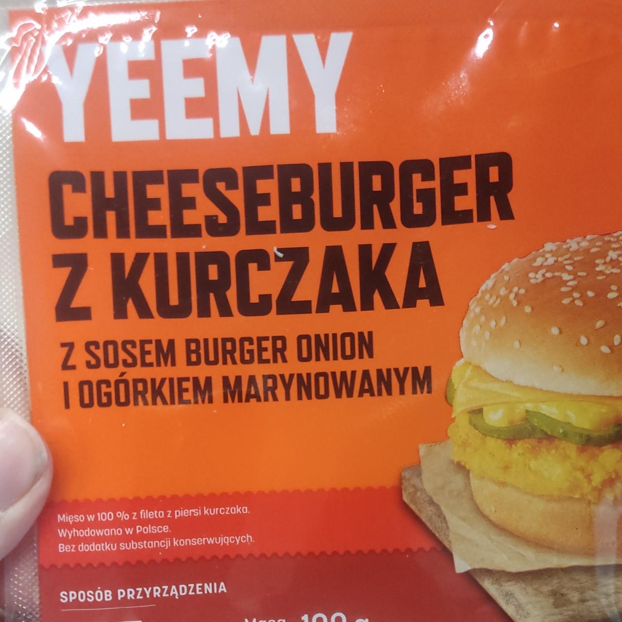 Fotografie - Cheeseburger z kurczaka Yeemy