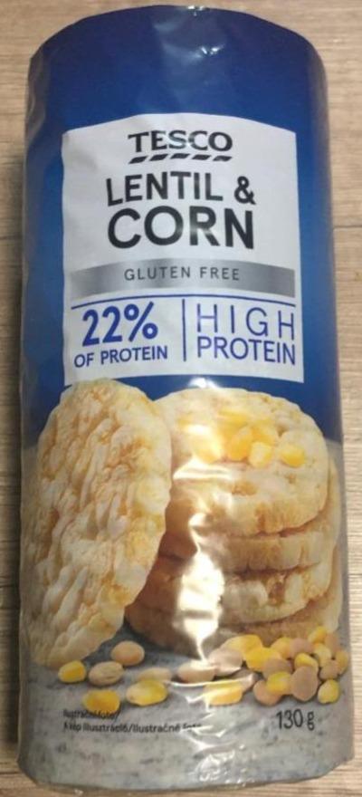Fotografie - Lentil & Corn gluten free 22% of protein Tesco