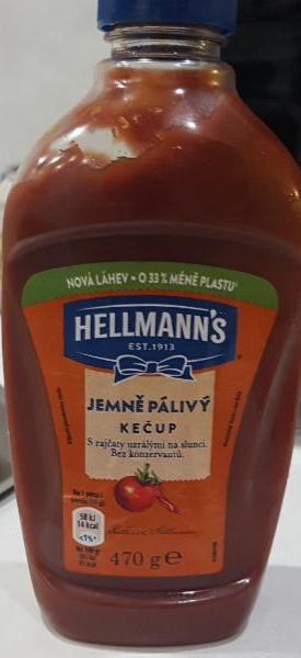 Fotografie - Hellmann's Kečup jemně pálivý