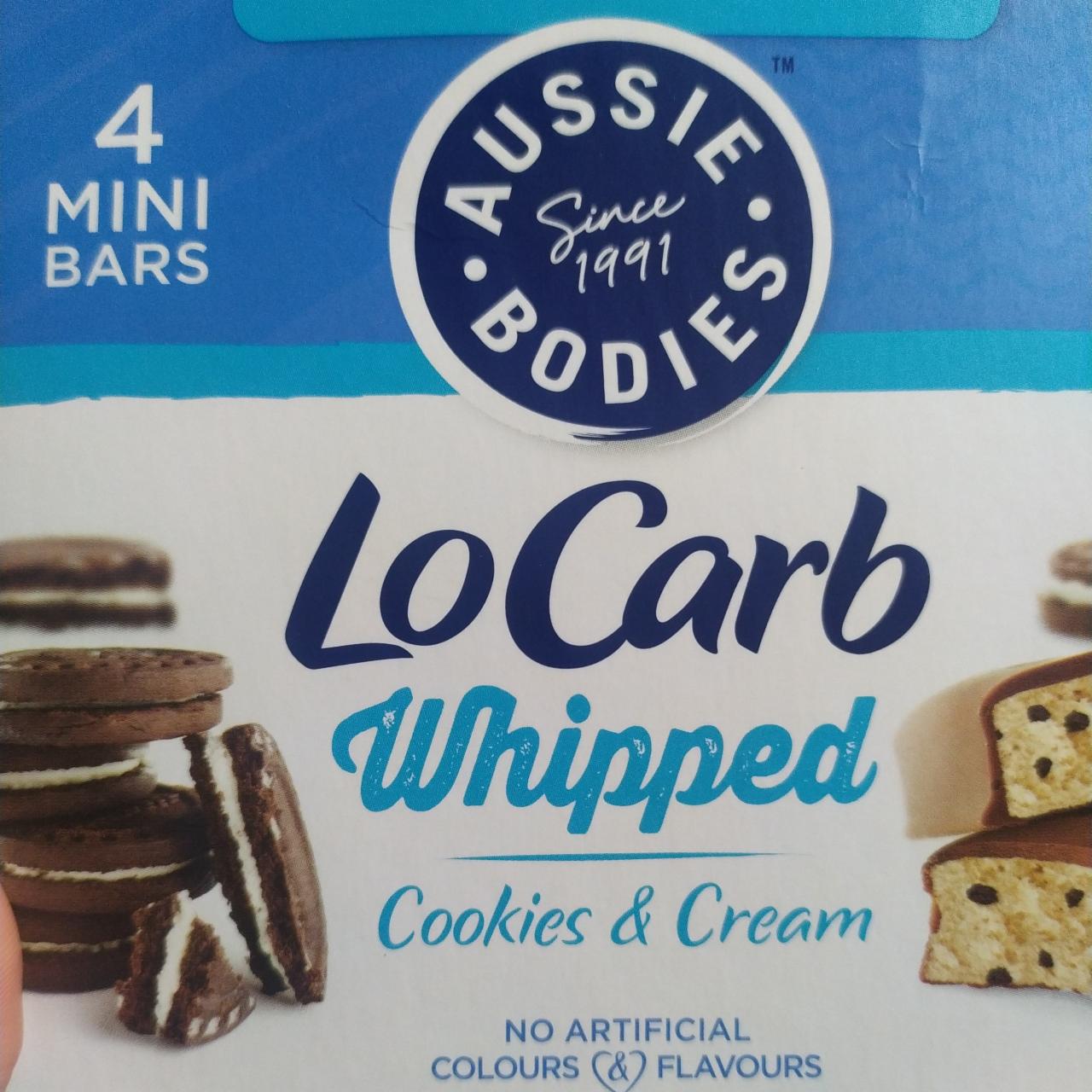 Fotografie - LoCarb Whipped Cookies & Cream Aussie Bodies
