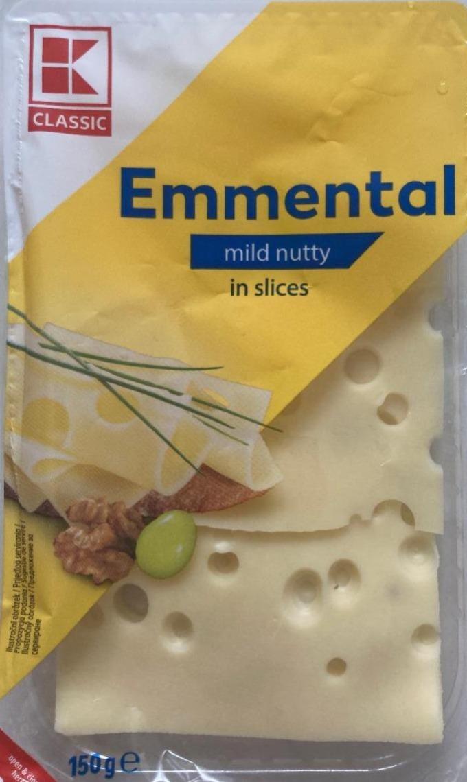 Fotografie - Emmental mild nutty in slices K-Classic