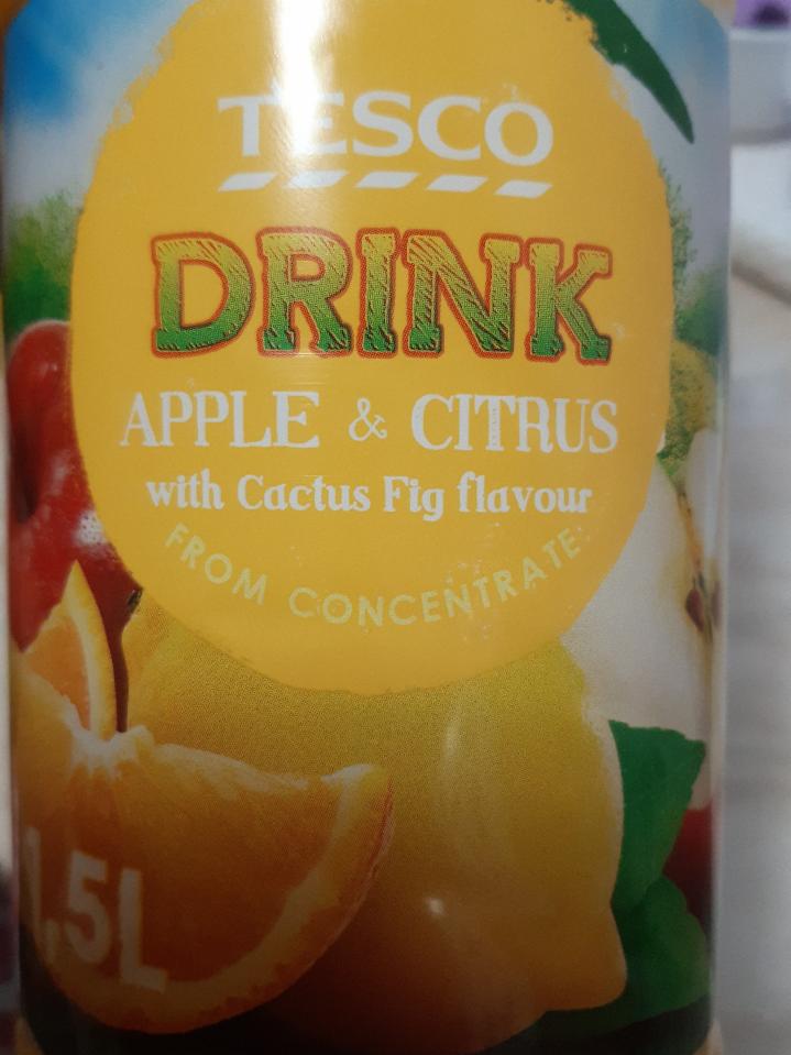 Fotografie - Tesco Drink Apple&citrus