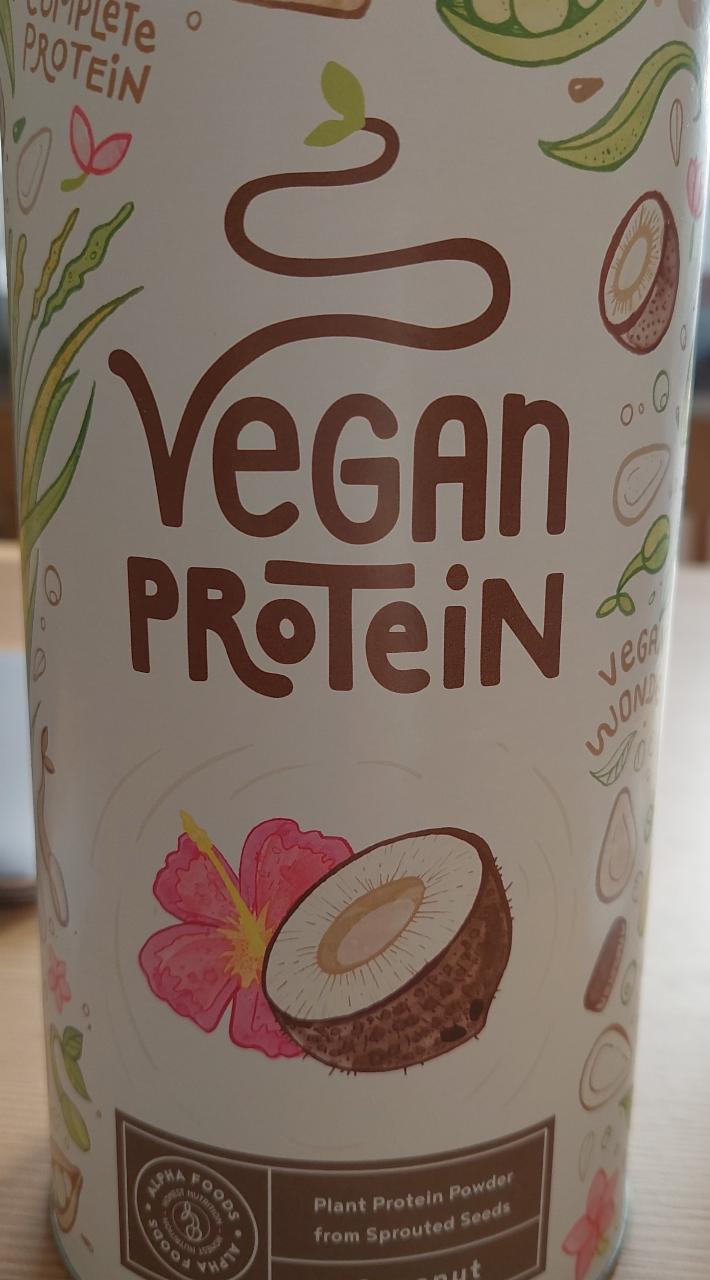 Fotografie - ALPHA FOOD Vegan Protein coconut