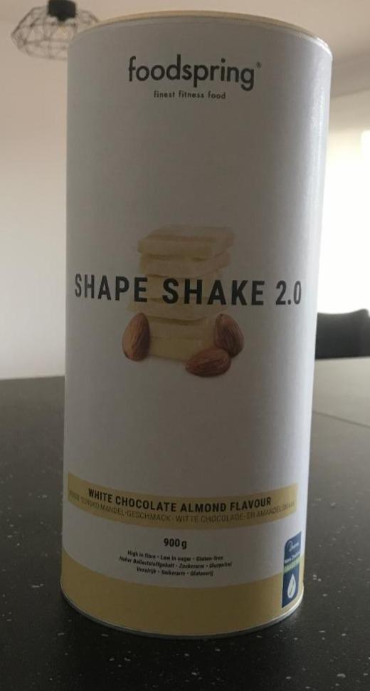Fotografie - Shape shake 2.0 white chocolate almond flavour
