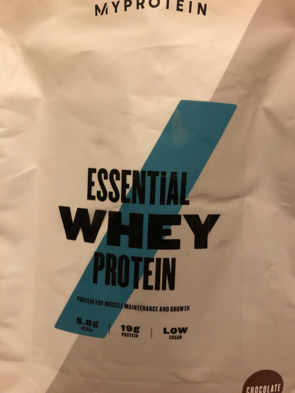 Fotografie - Essential whey protein Chocolate Myprotein