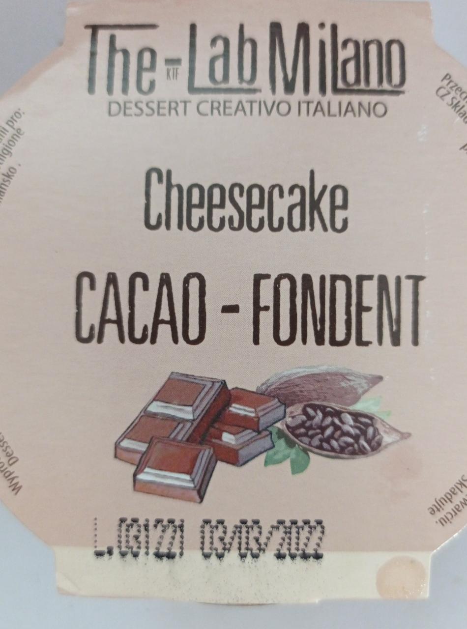 Fotografie - cheesecake cacao-fondent
