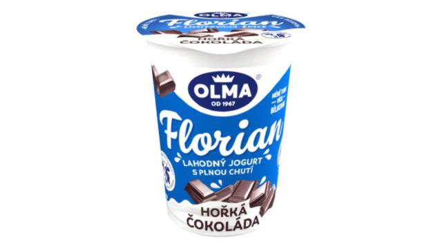 Fotografie - Florian lahodný jogurt s plnou chutí hořká čokoláda Olma