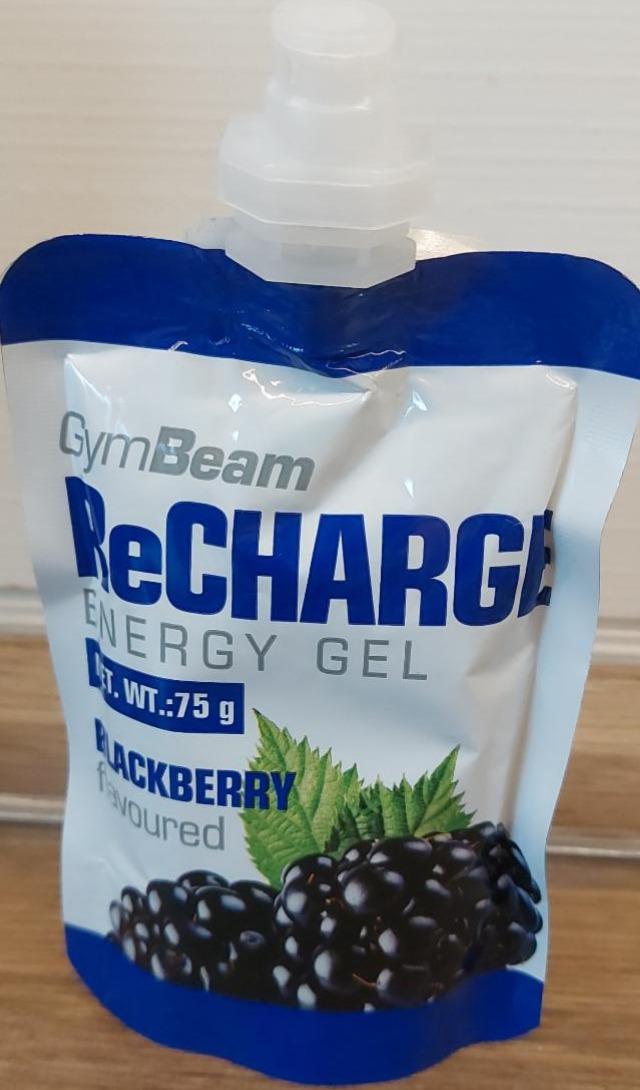 Fotografie - ReCharge Energy Gel Blackberry GymBeam