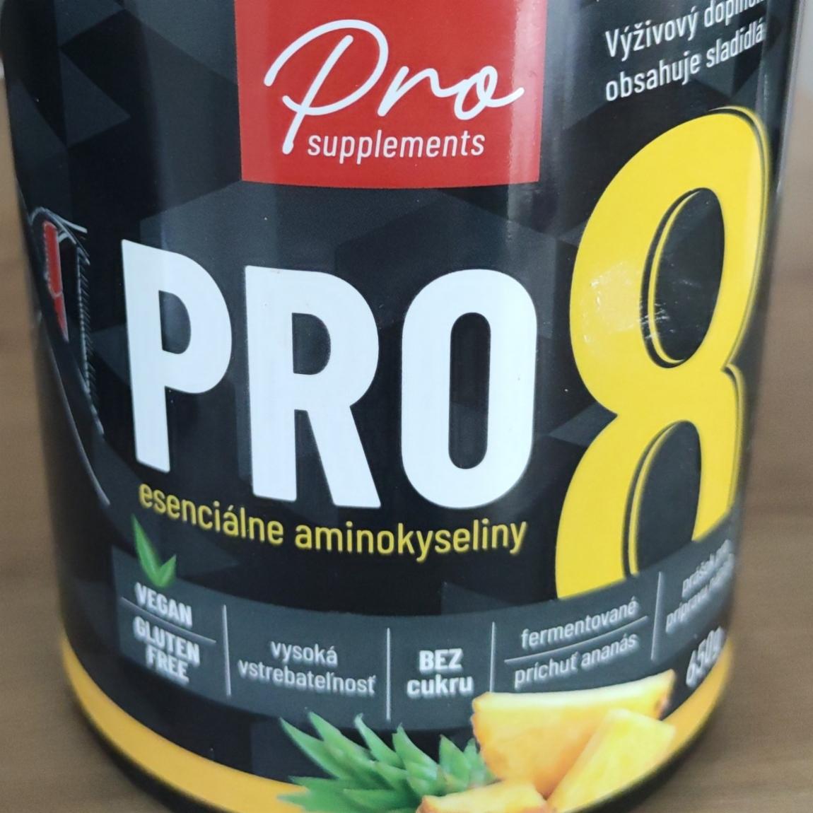 Fotografie - PRO8 esenciálne aminokyseliny Ananás Pro supplements
