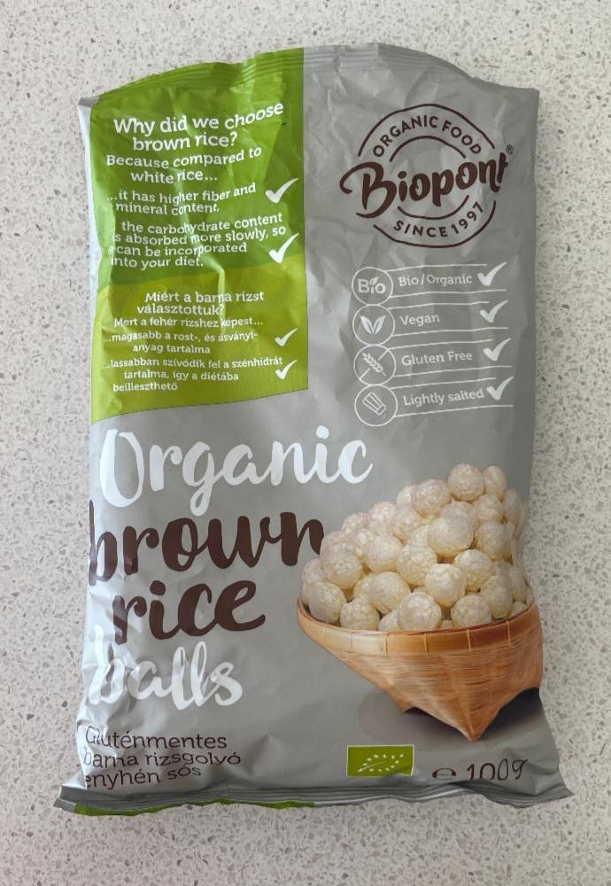 Fotografie - organic brown rice balls