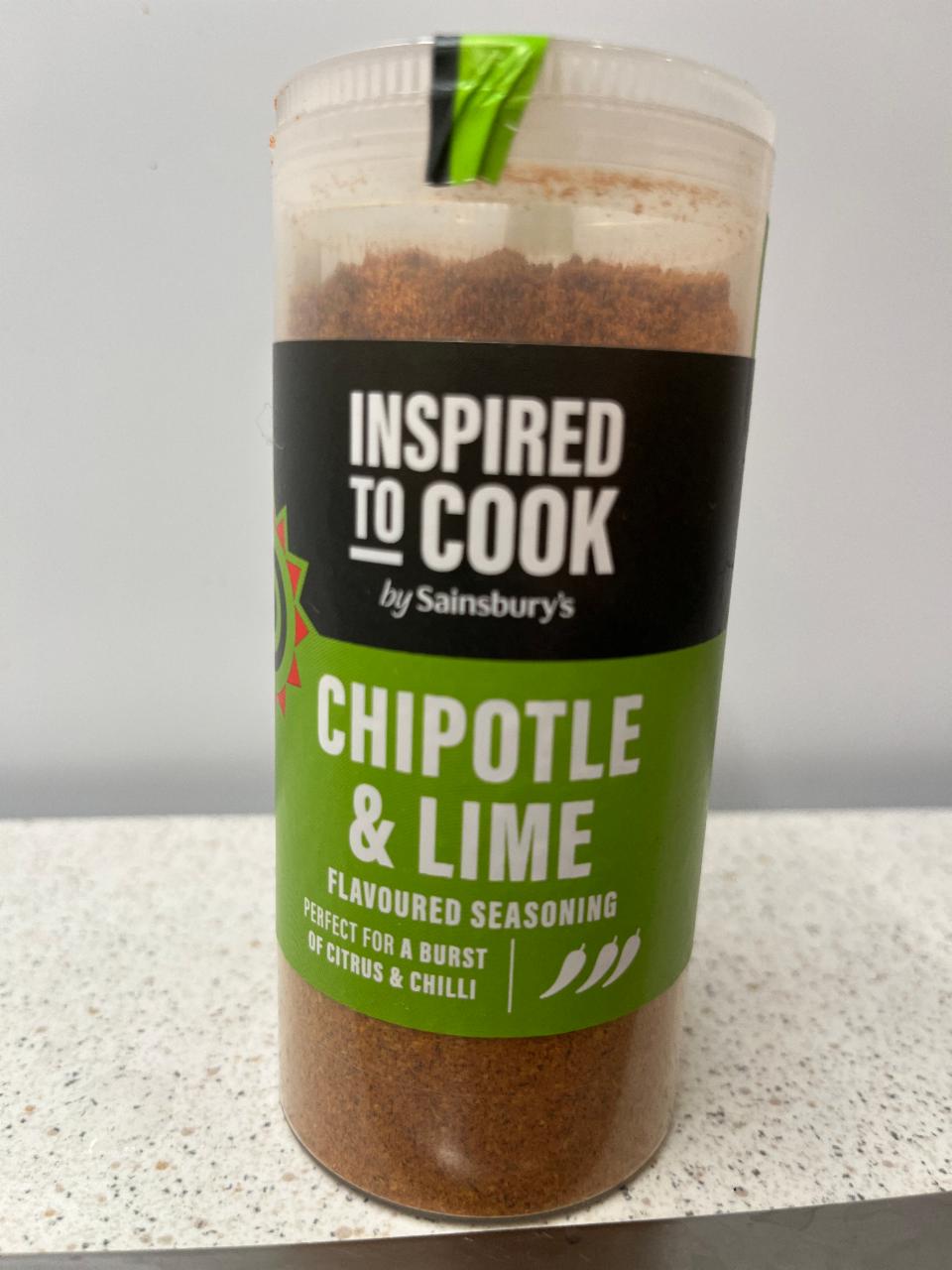 Fotografie - Chipotle & Lime flavoured seasoning Inspired To Cook by Sainsbury’s