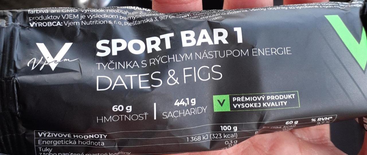Fotografie - Sport Bar 1 Dates & Figs Vjem