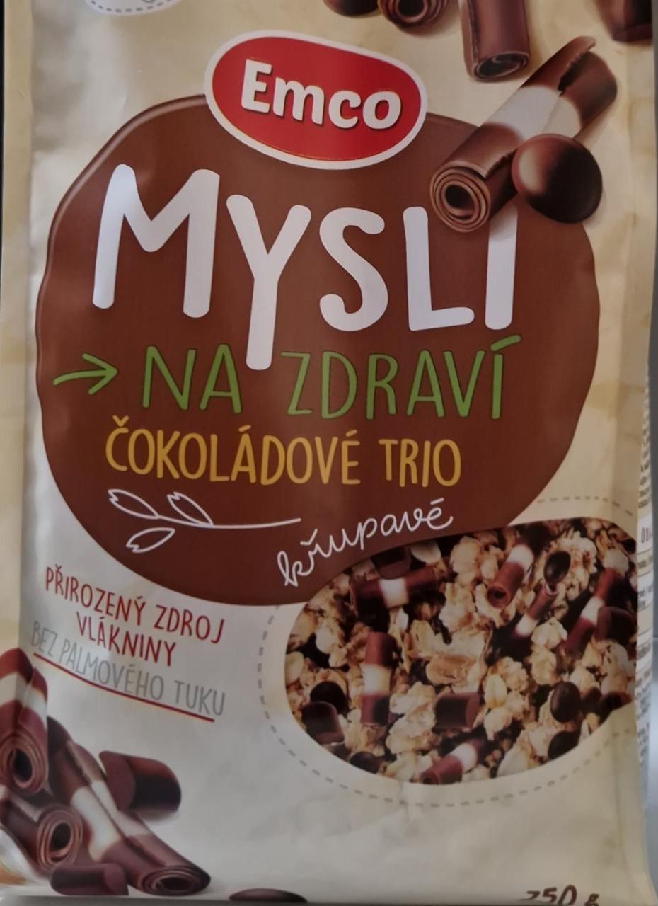Fotografie - Mysli na zdraví Čokoládové trio Emco