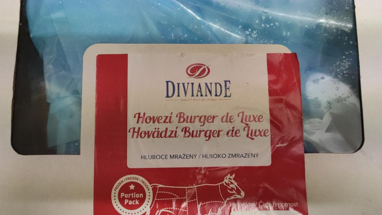 Fotografie - Hovädzí burger de luxe Diviande
