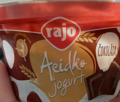 Fotografie - Rajo acidko jogurt čokoláda s lupienkami