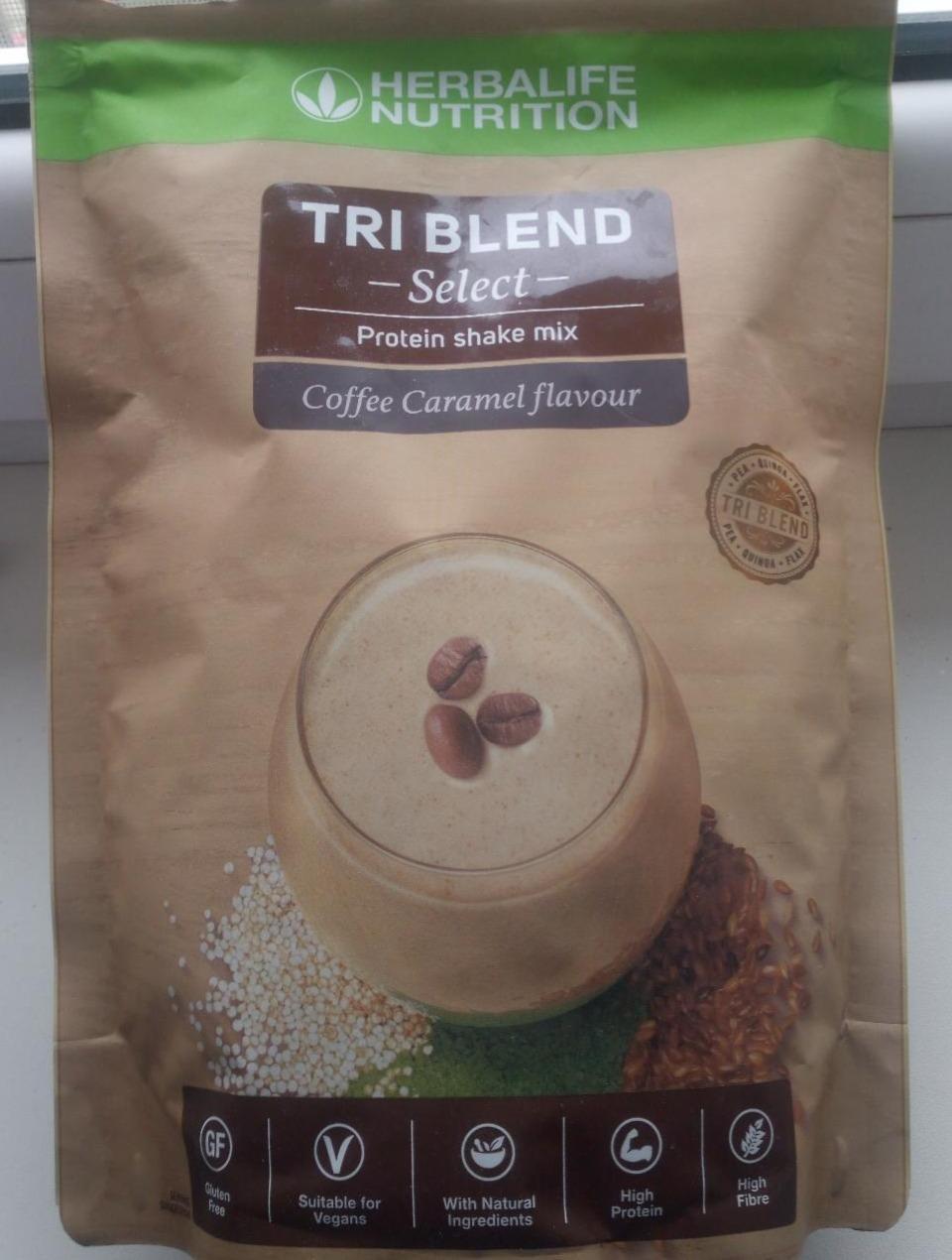 Fotografie - Tri Blend Select Protein shake mix Coffee Caramel Herbalife Nutrition