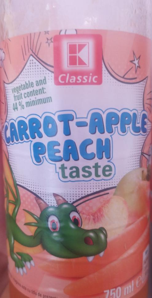 Fotografie - Carrot-Apple Peach Zeleninovo-ovocný nápoj 