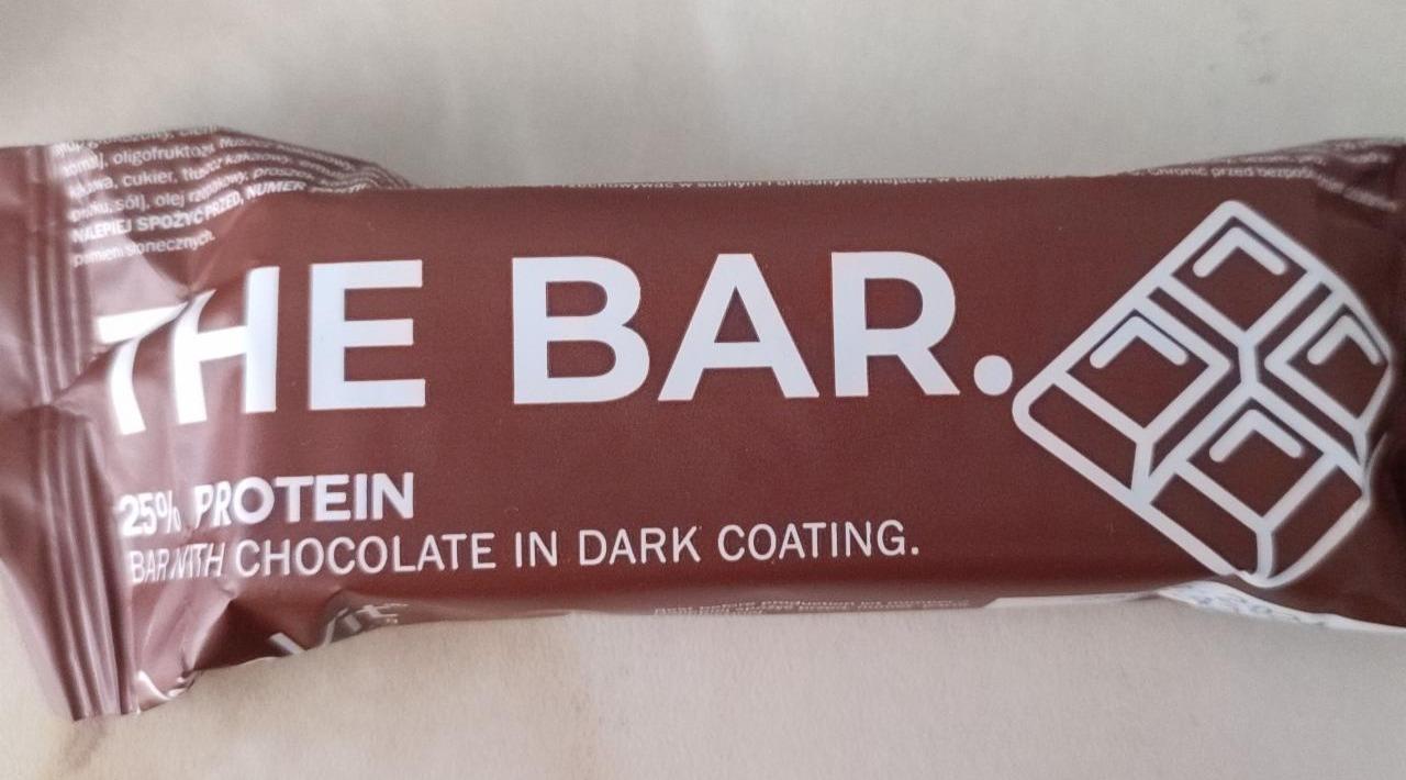 Fotografie - The Bar. 25% Protein bar with chocolate in dark coating