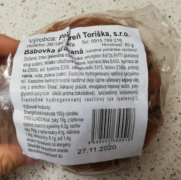 Fotografie - Bábovka šľahaná pekáreň Toriska