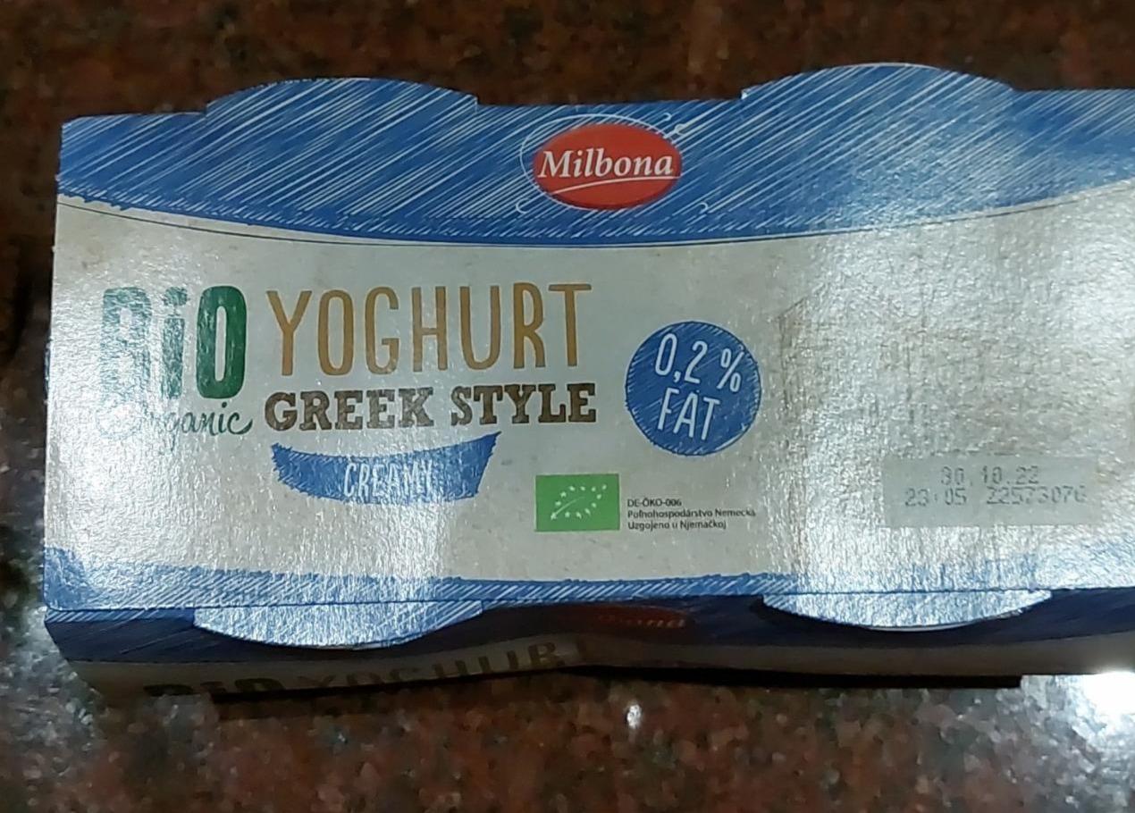 Fotografie - Yoghurt greek style Milbona