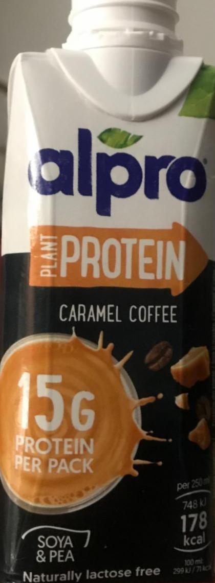 Fotografie - Alpro plant protein caramel coffee 15g protein