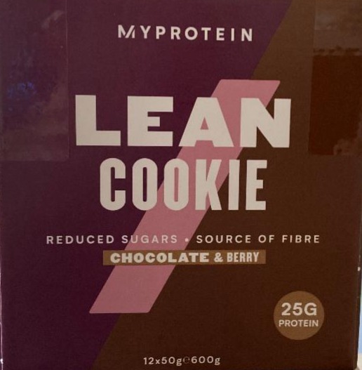 Fotografie - MyProtein lean cookie chocolate & berry