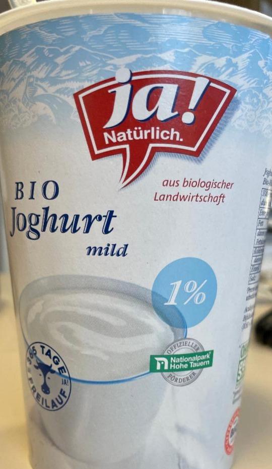 Fotografie - Bio joghurt mild 1% ja Natürlich